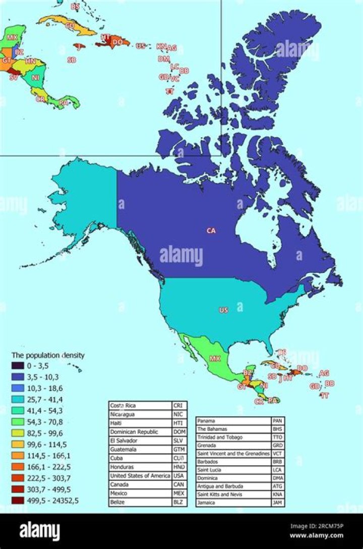what is the population in north america