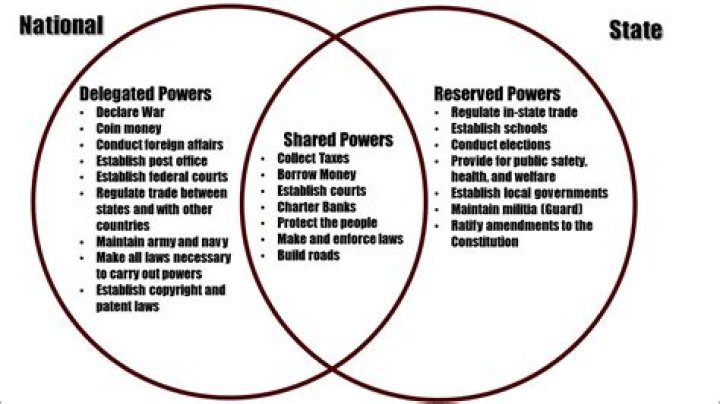 what is the source of the national government's delegated powers