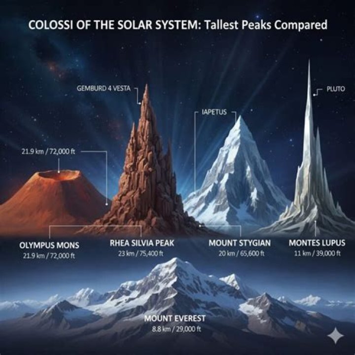 what is the tallest mountain in the universe