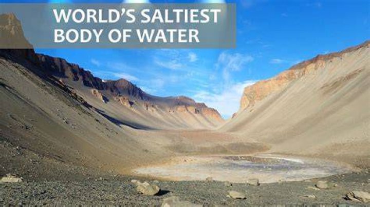 what is the world's saltiest body of water