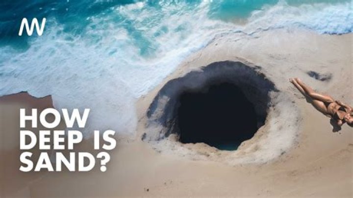 what is under the sand at the beach