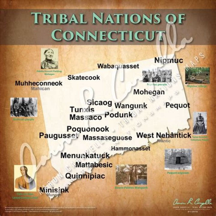 what native american tribes lived in connecticut