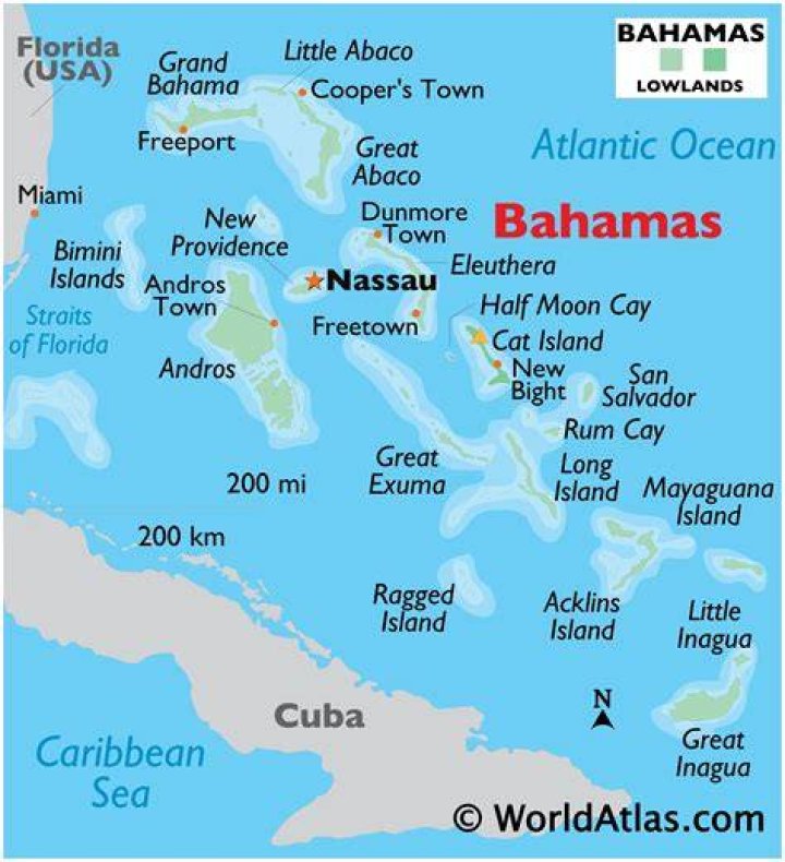 what ocean is the bahamas located in