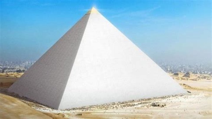 what pyramids used to look like