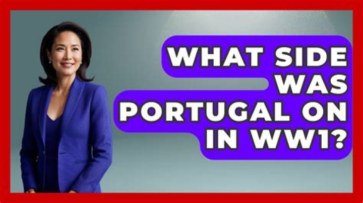 what side was portugal on in ww1