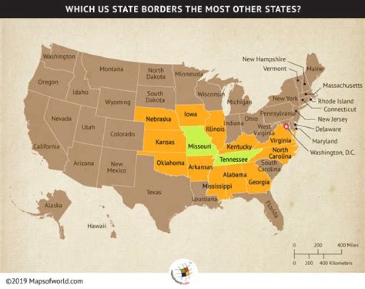 what state borders the most other states