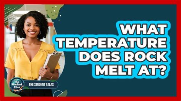 what temperature does rock melt at