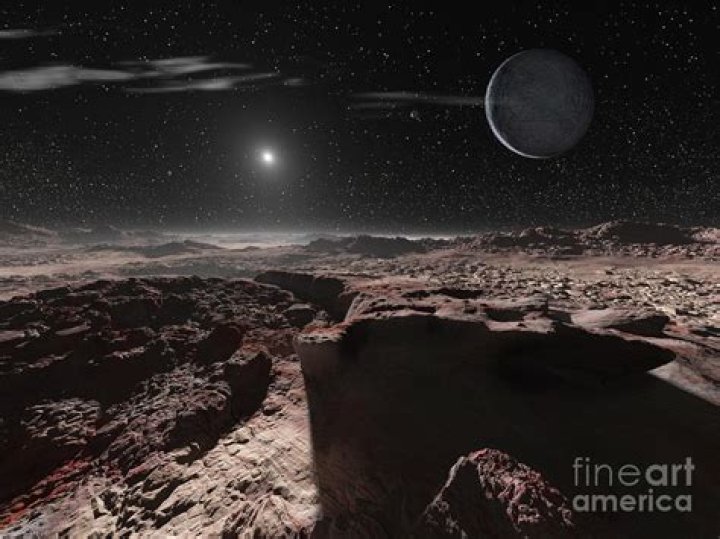what the sun looks like from pluto