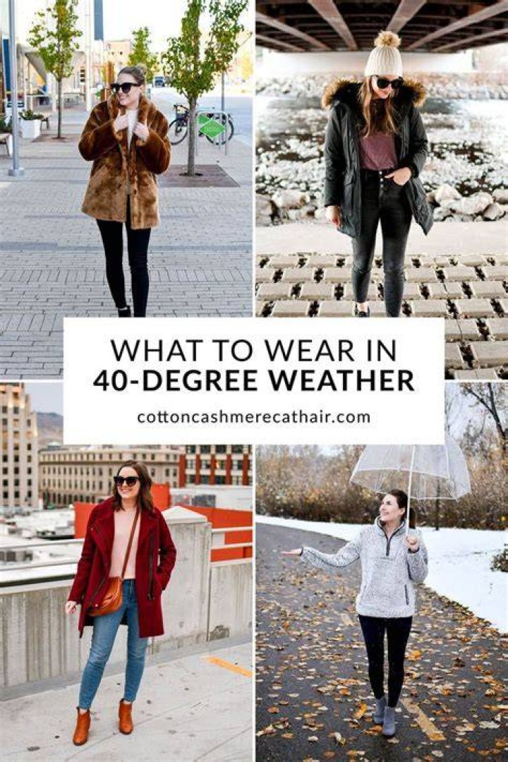 what to wear in 40 degree weather