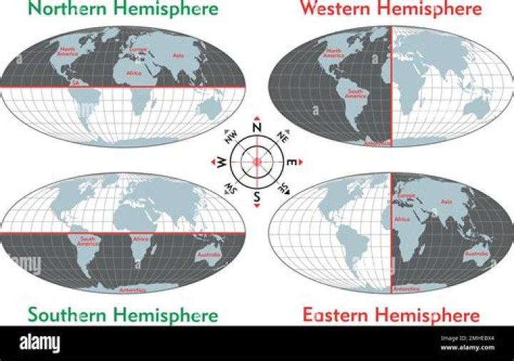 what two continents are completely in the western hemisphere