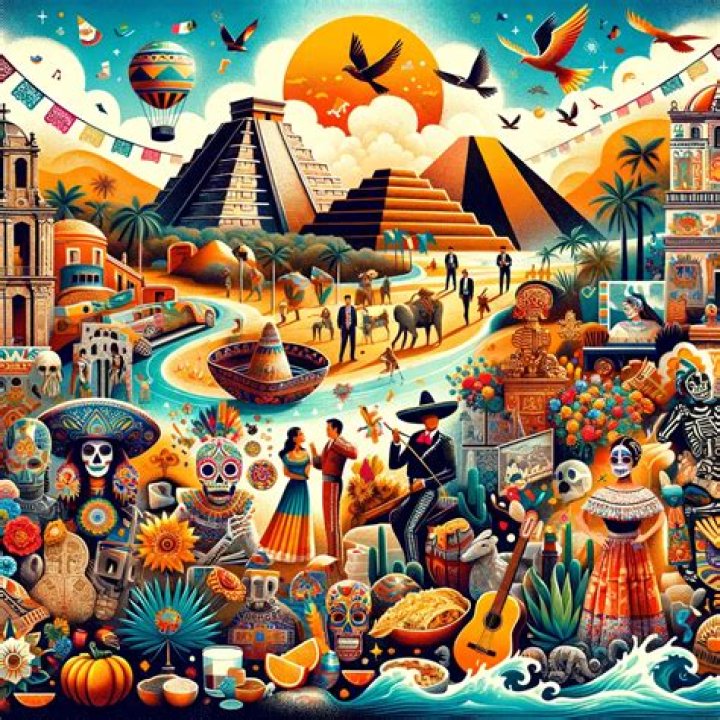 what two cultures blended to shape the development of mexico