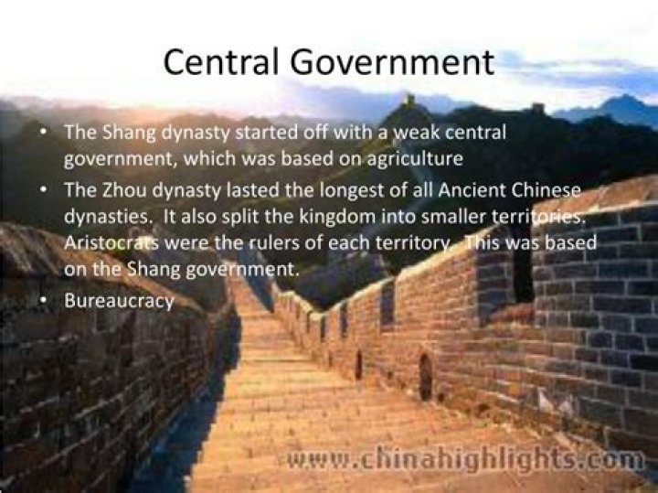 what type of government did ancient china have