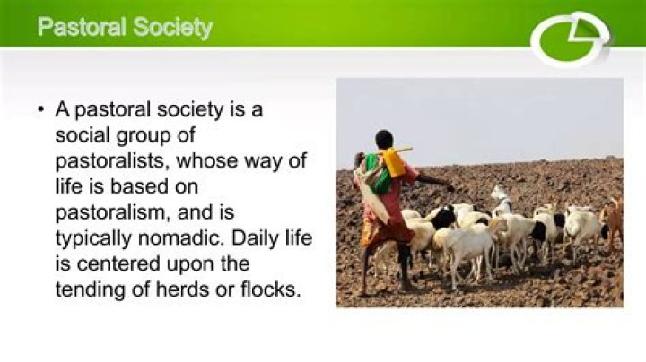 what was pastoral society based upon?