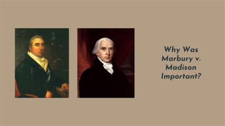 what was the lasting effect of the marbury v. madison (1803) decision?