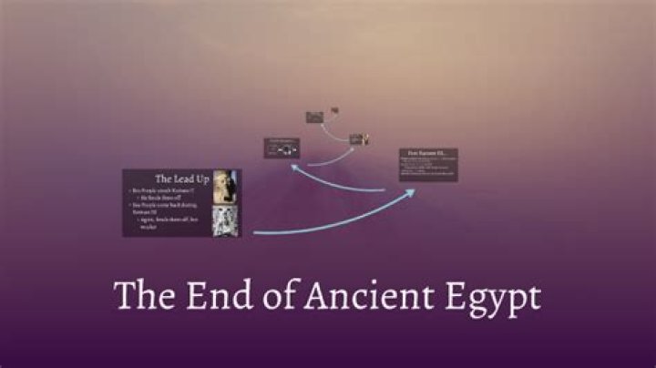 when did the ancient egyptian civilization end