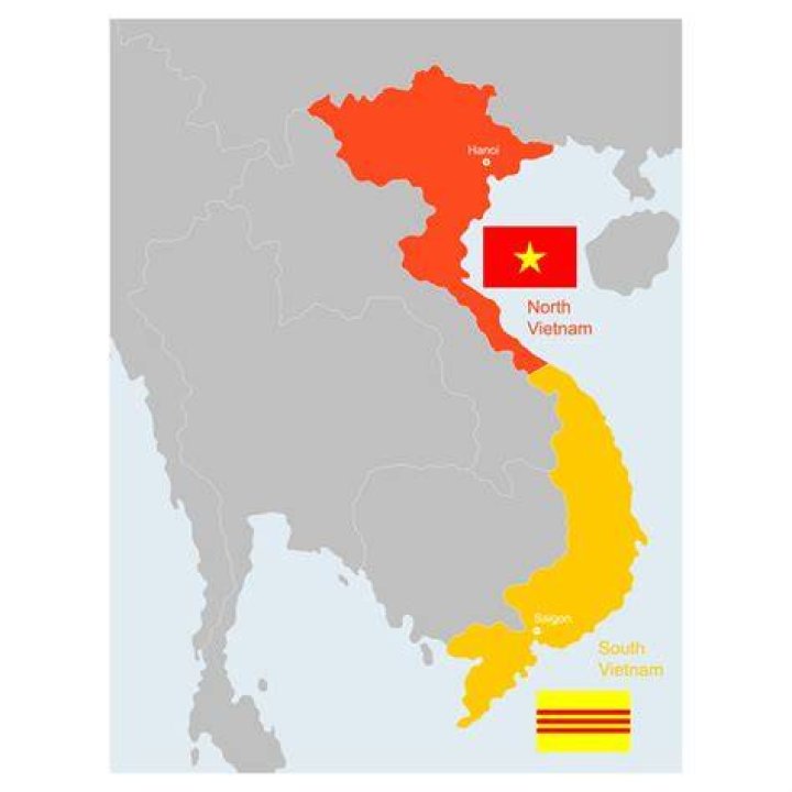 when did vietnam split into north and south
