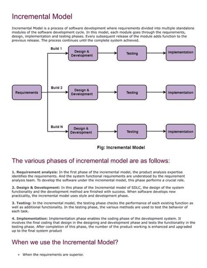when does the incremental model of decision making take place