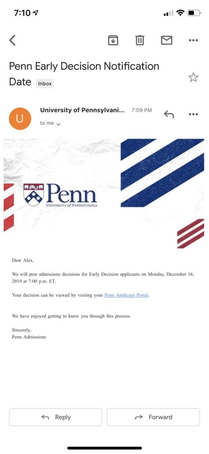 when does upenn ed come out