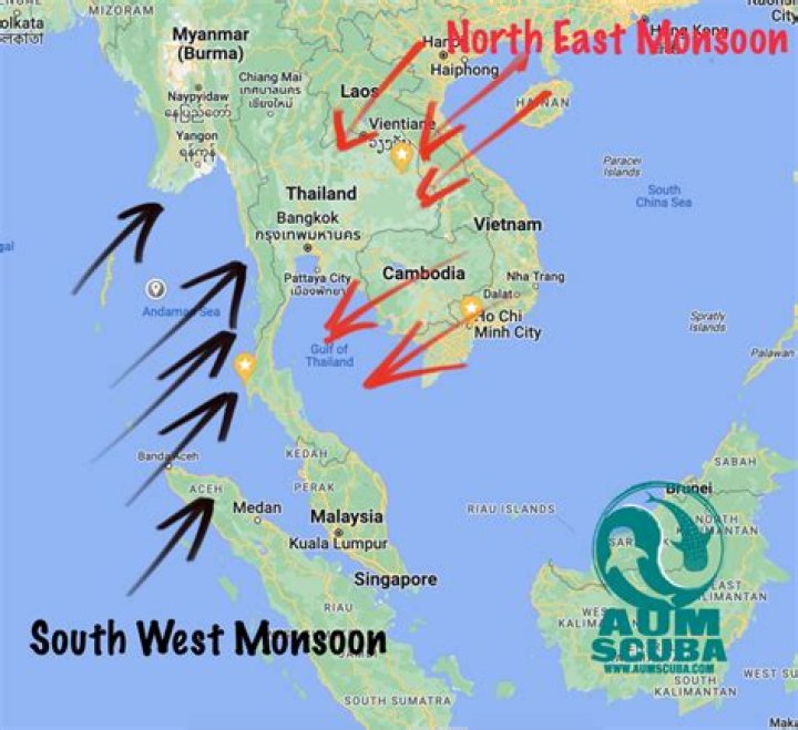 when is monsoon season in southeast asia