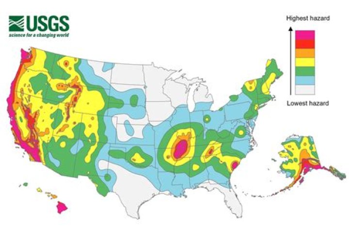 where are earthquakes common in the us