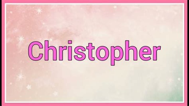 where did the name christopher come from