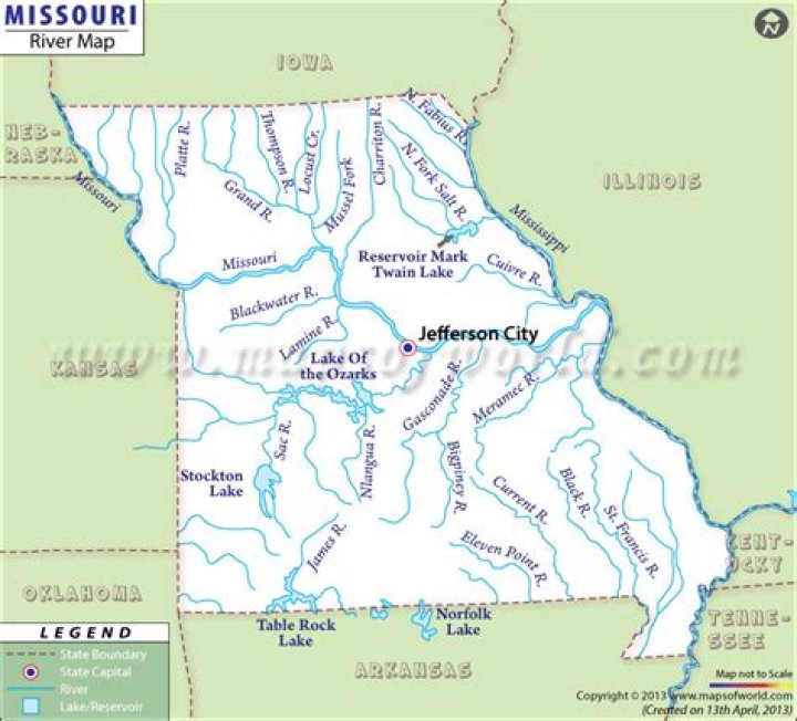 where does the missouri river begin and end
