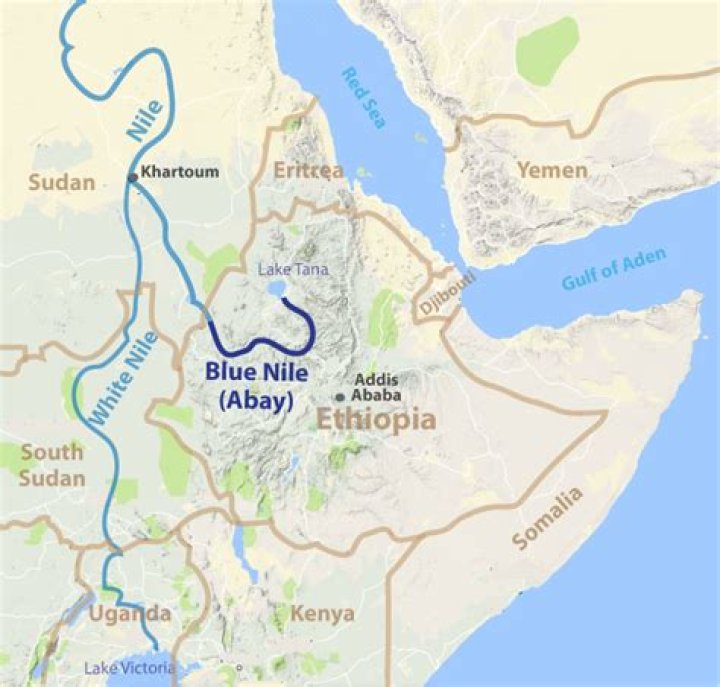 where is blue nile located
