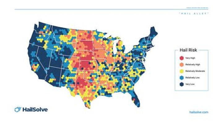 where is hail most common
