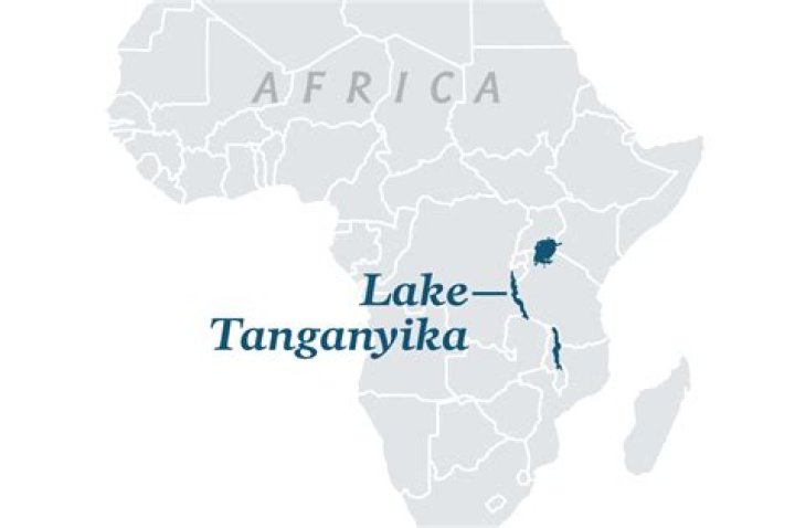 where is lake tanganyika located on a map