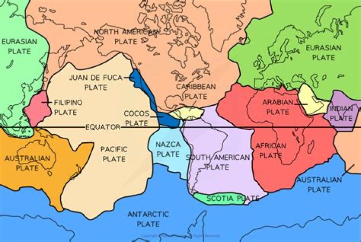 where is the south american plate located