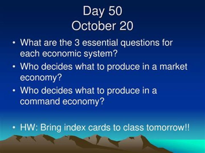 who decides what to produce in a market economy