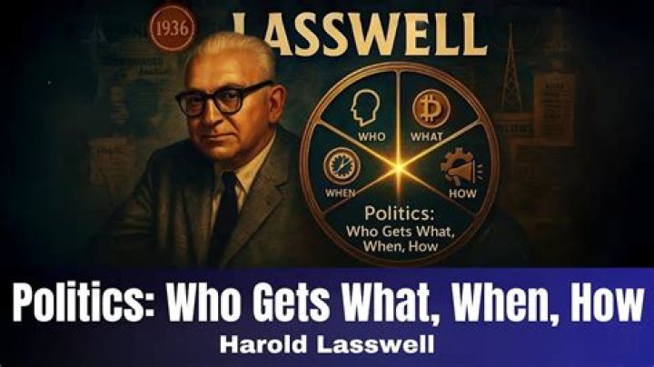 who described politics as who gets what when and how
