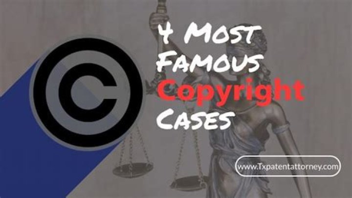 who is responsible for cases involving copyright violations?
