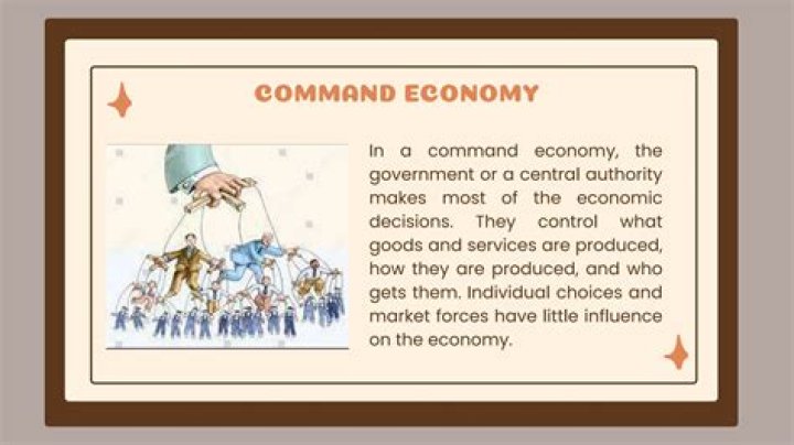 who makes economic decisions in a command economy