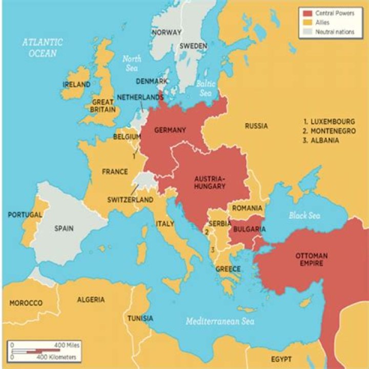 who was in the central powers