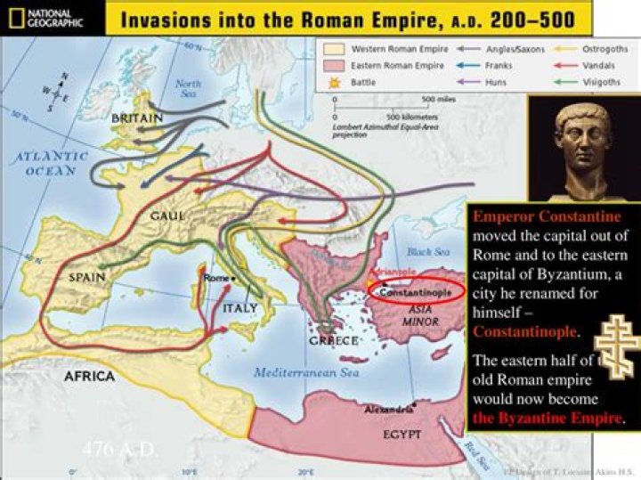 why did constantine move the capital of the roman empire
