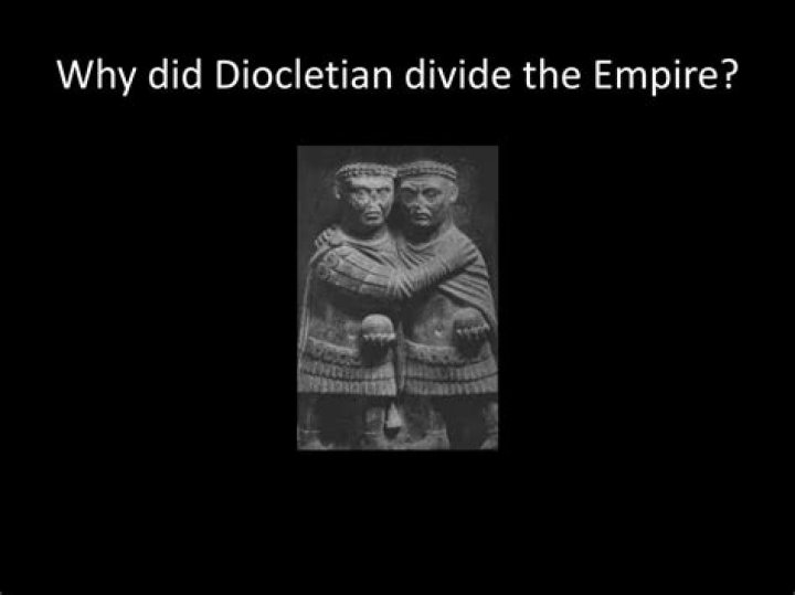 why did diocletian divide the empire