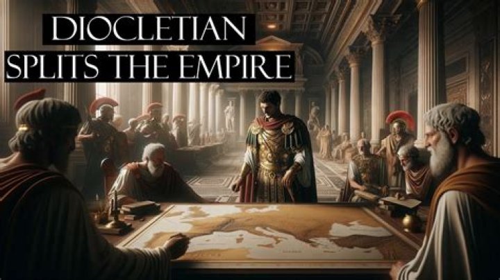 why did diocletian divided the empire in two