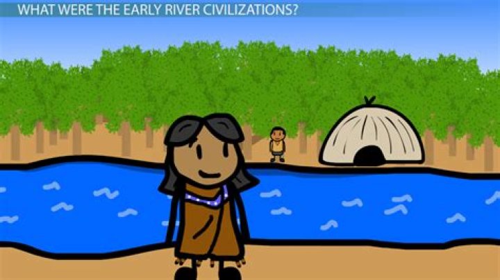 why did early settlements develop along rivers