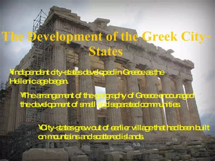 why did independent greek city-states develop