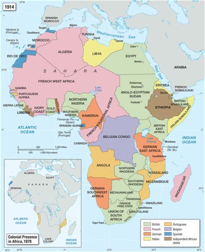 why did the europeans control such a small portion of africa in the 1800s