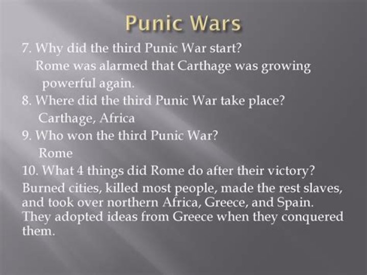why did the third punic war take place