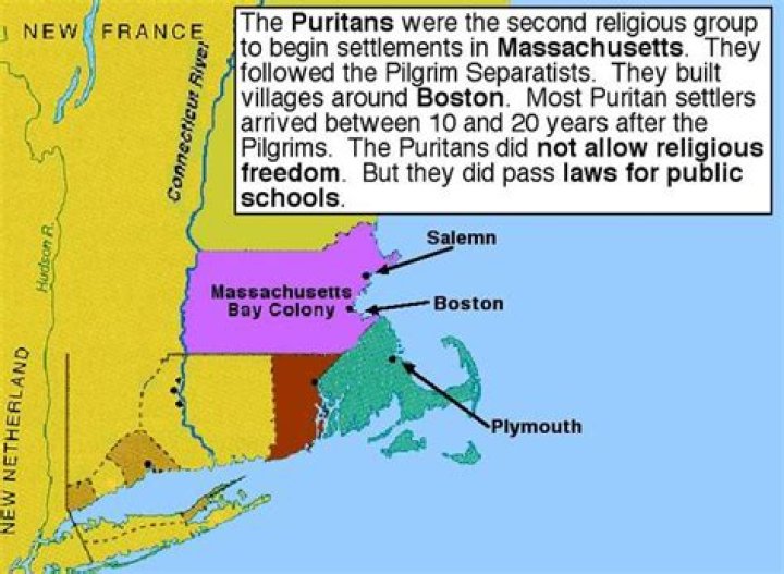 why did thousands of puritans settle in the massachusetts bay colony?