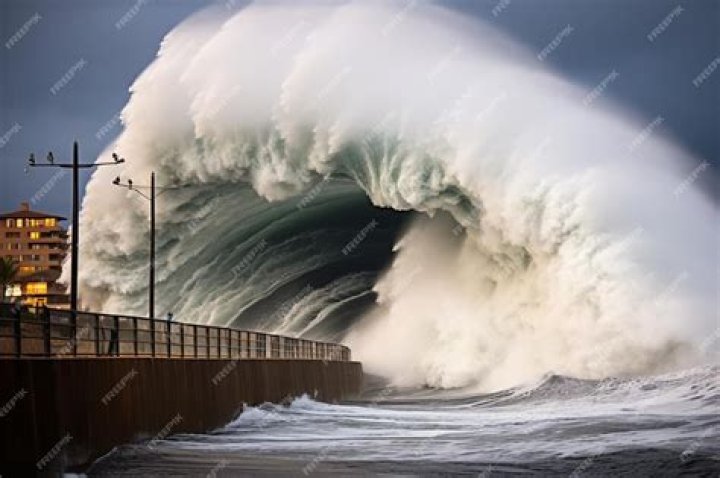 why do hurricanes produce such large waves?