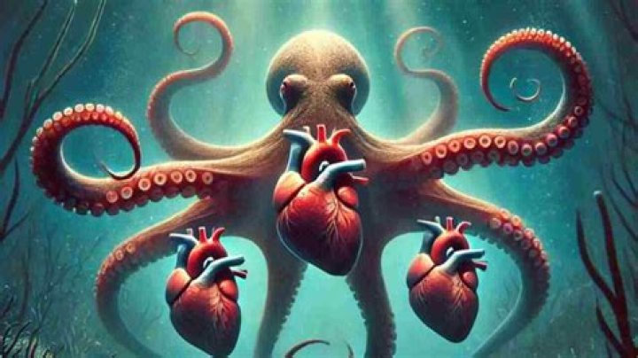 why does an octopus have 3 hearts