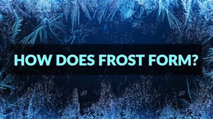 why does frost form - Lisbd-net.com