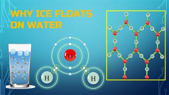 why does frozen water float