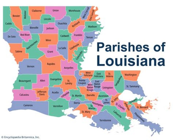why does louisiana have parishes and not counties