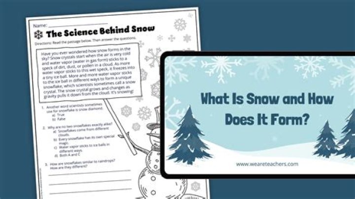 why does snow form - Lisbd-net.com