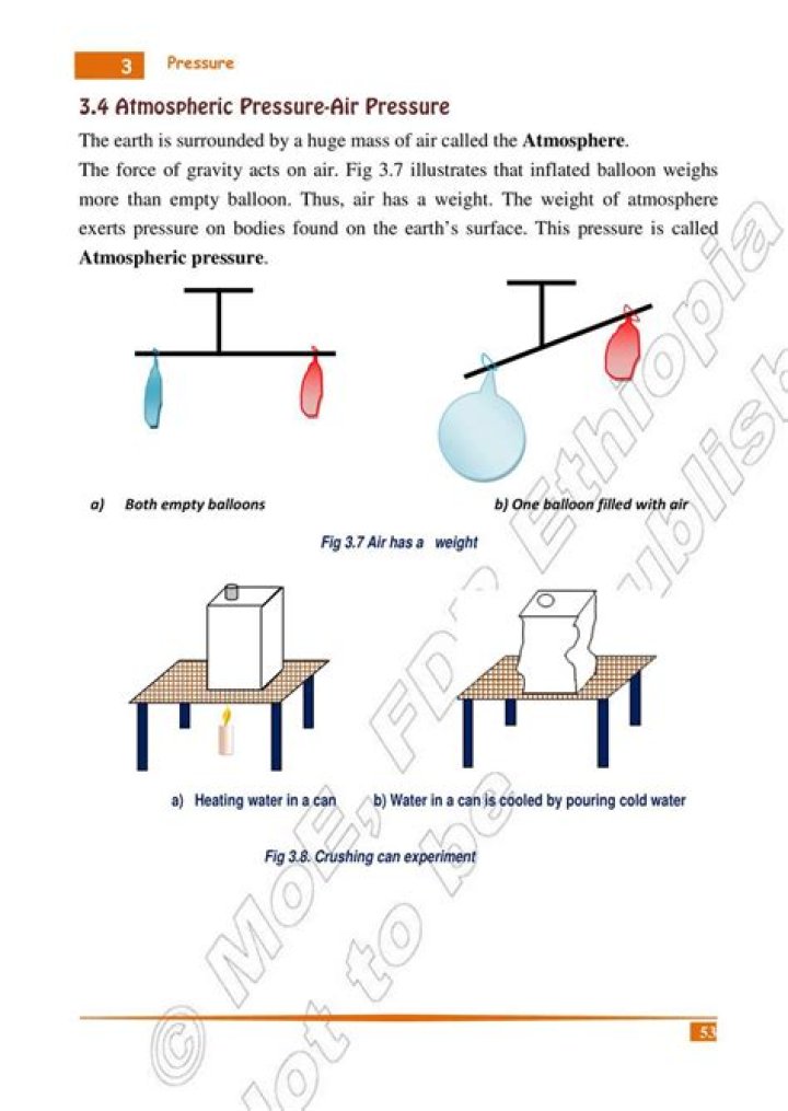 why does the atmosphere exert pressure